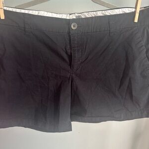 Old Navy Black Flat Front Shorts
